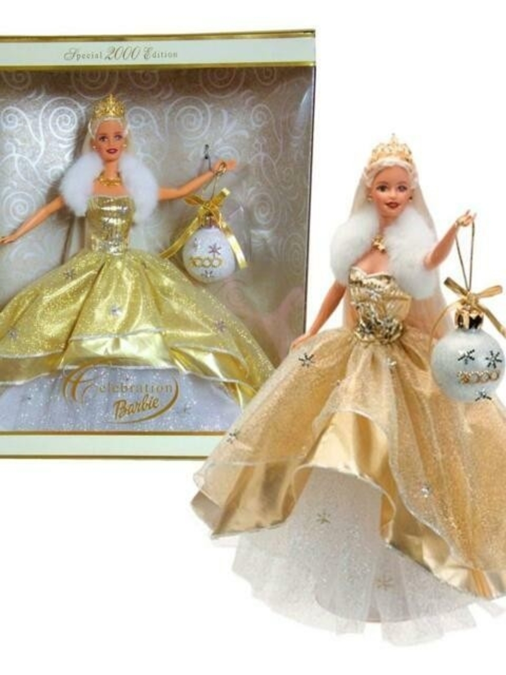 Barbie Special Edition Gold Celebration Ball Gown 2000